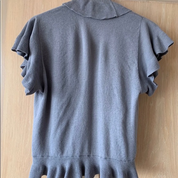 LOFT Cardigan Open Short Sleeve - Picture 2 of 8